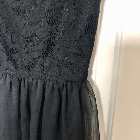 Black Lace Top Dress - Picture 2 of 2